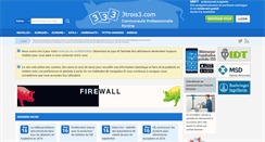 Desktop Screenshot of 3trois3.com